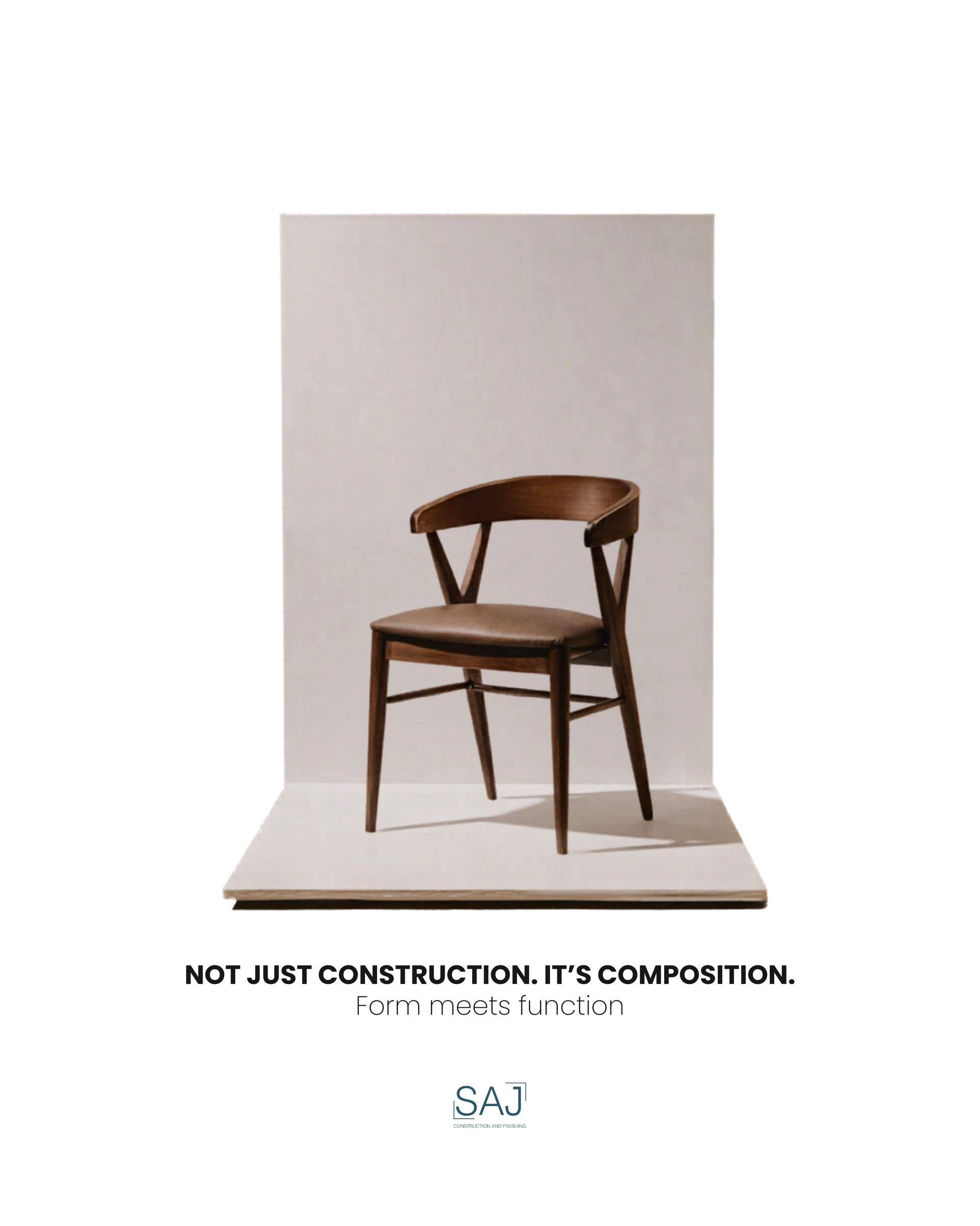 SAJ composition and form social media design